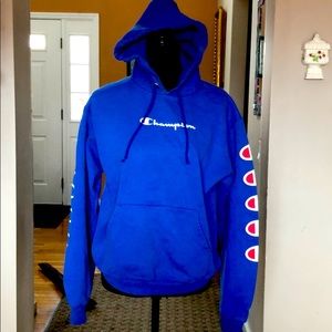 Ladies royal blue Champion hoodie